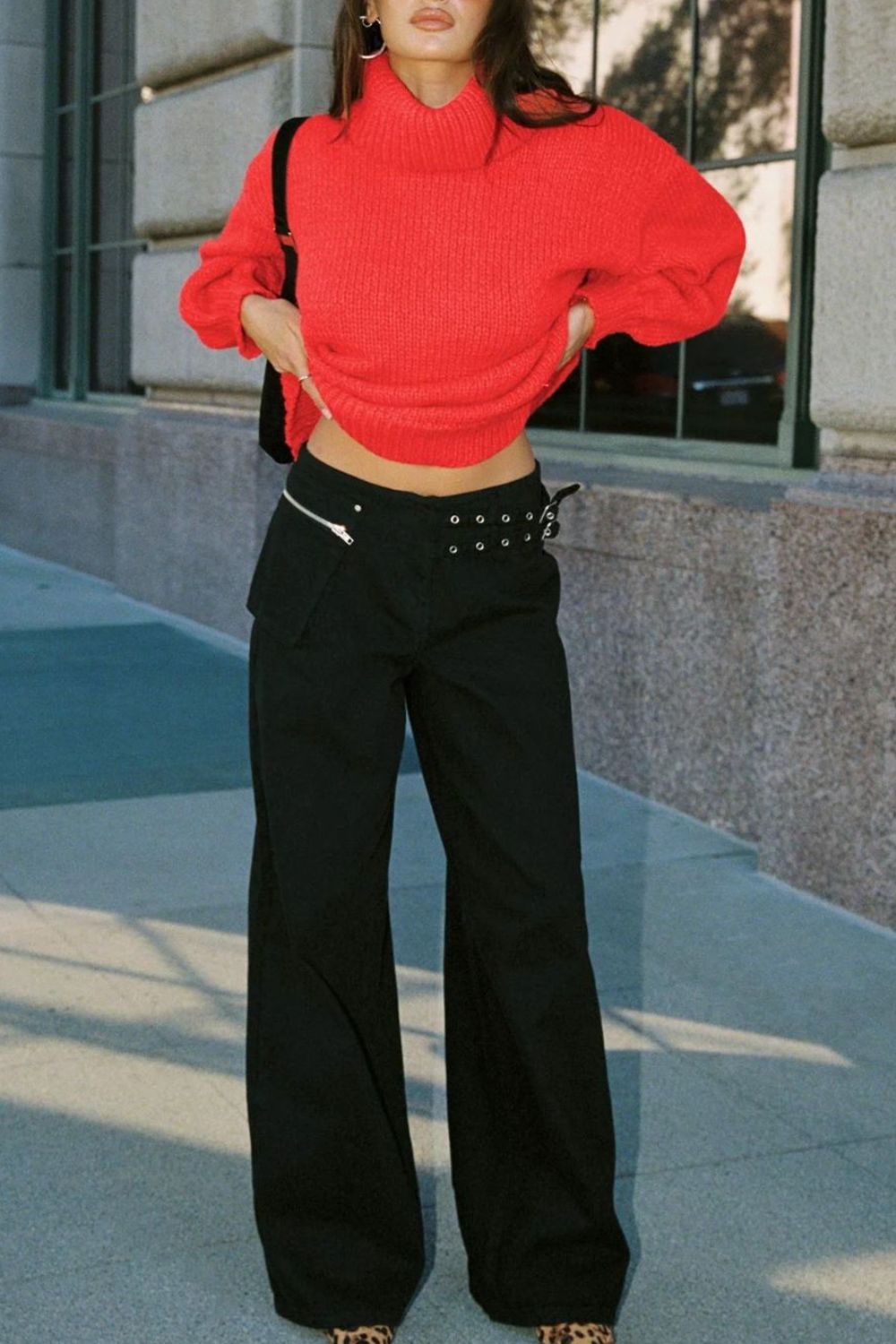 LIZAKOSHT  -  Wide Leg Jeans with Pockets