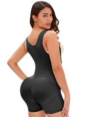 LIZAKOSHT  -  Full Size Side Zip Up Wide Strap Shapewear