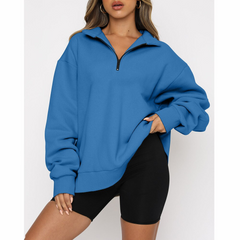 Lizakosht Vintage Plaid Oversized Sweatshirt Women Men Autumn Winter Stand Colloar Zip Up Harajuku Sweatshirts Pullover Korean Moletom