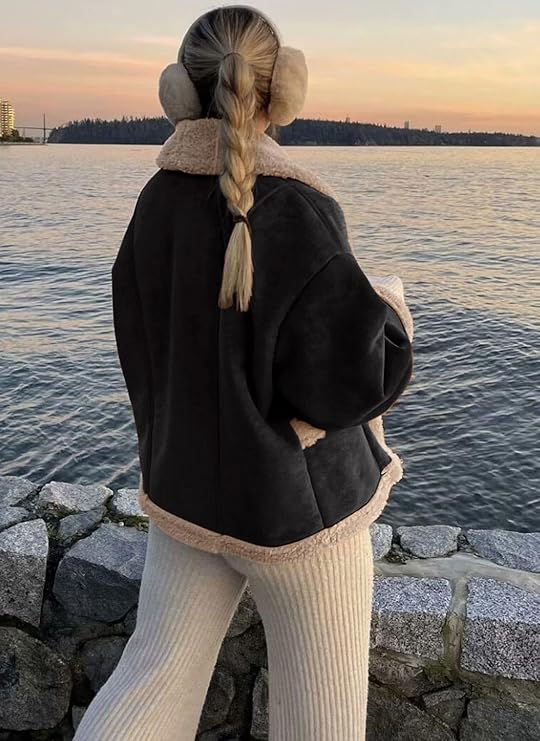 LIZAKOSHT  -  Collared Neck Long Sleeve Jacket