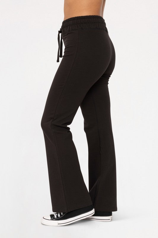 LIZAKOSHT  -  Mono B Drawstring Flared Pants