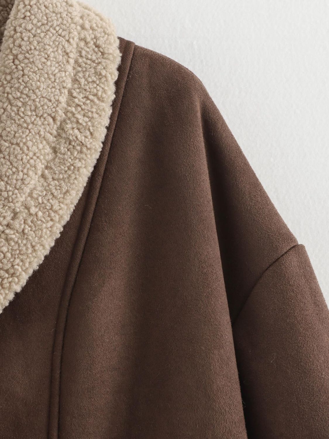 LIZAKOSHT  -  Collared Neck Long Sleeve Jacket