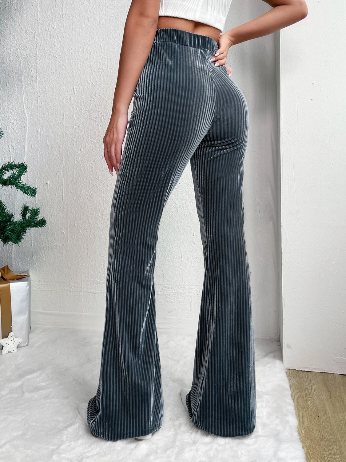 LIZAKOSHT  -  High Waist Flare Pants