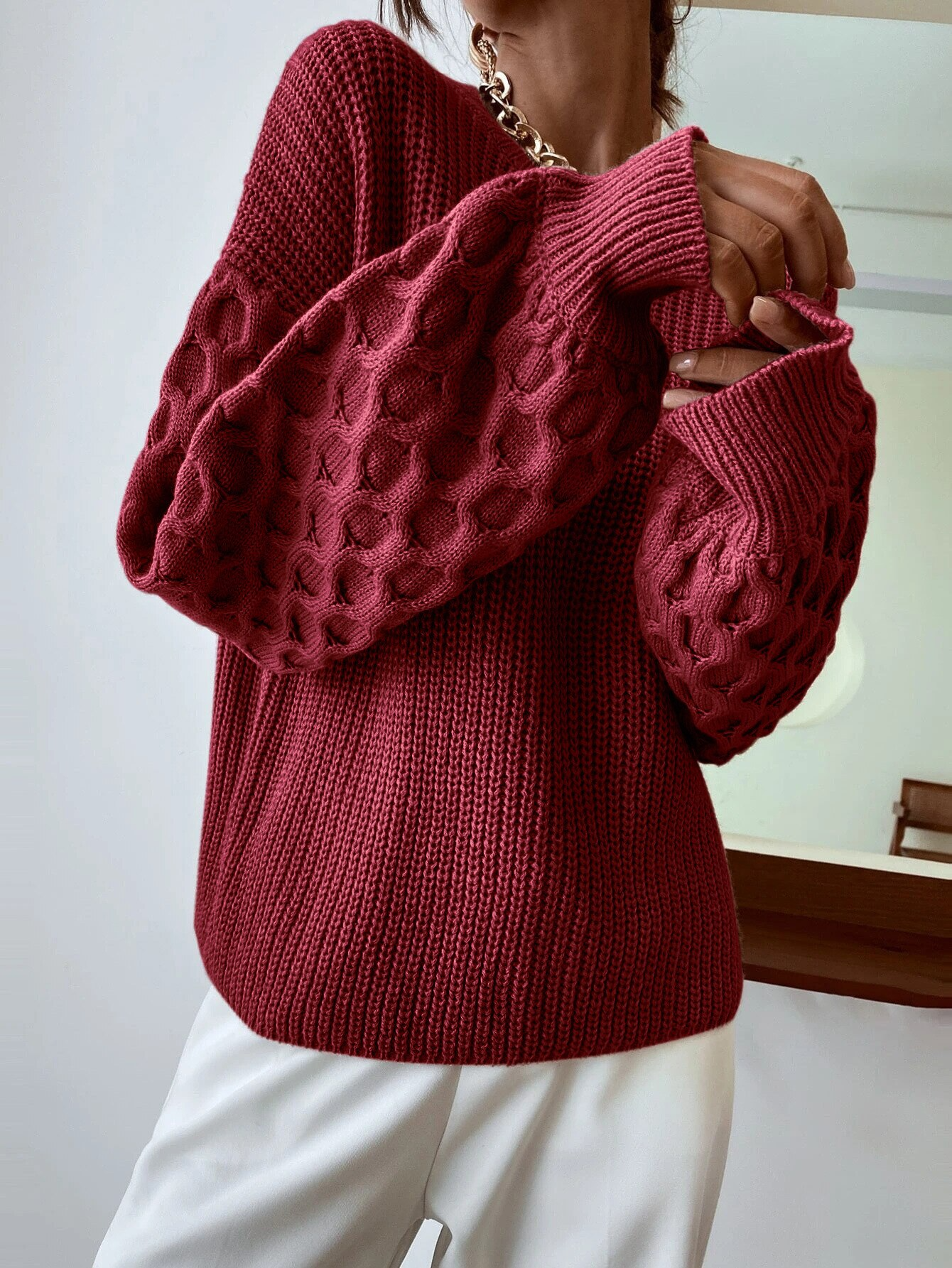 Lizakosht  Female O-neck Sweater Fall Winter Knitted Pullovers Women Casual Basic Knitwear Long Sleeve Loose Tops Streetwear