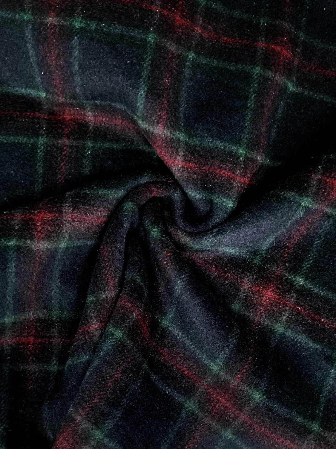 LIZAKOSHT  -  Plaid Elastic Waist Midi Skirt