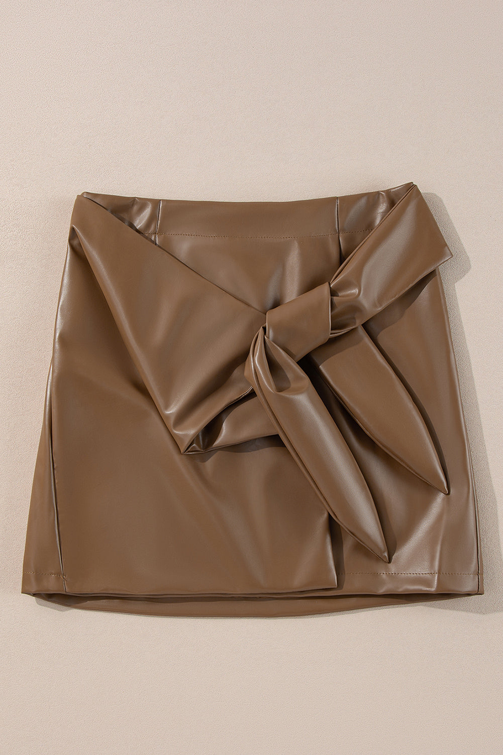 LIZAKOSHT  -  Bowknot Elastic Waist Mini Skirt