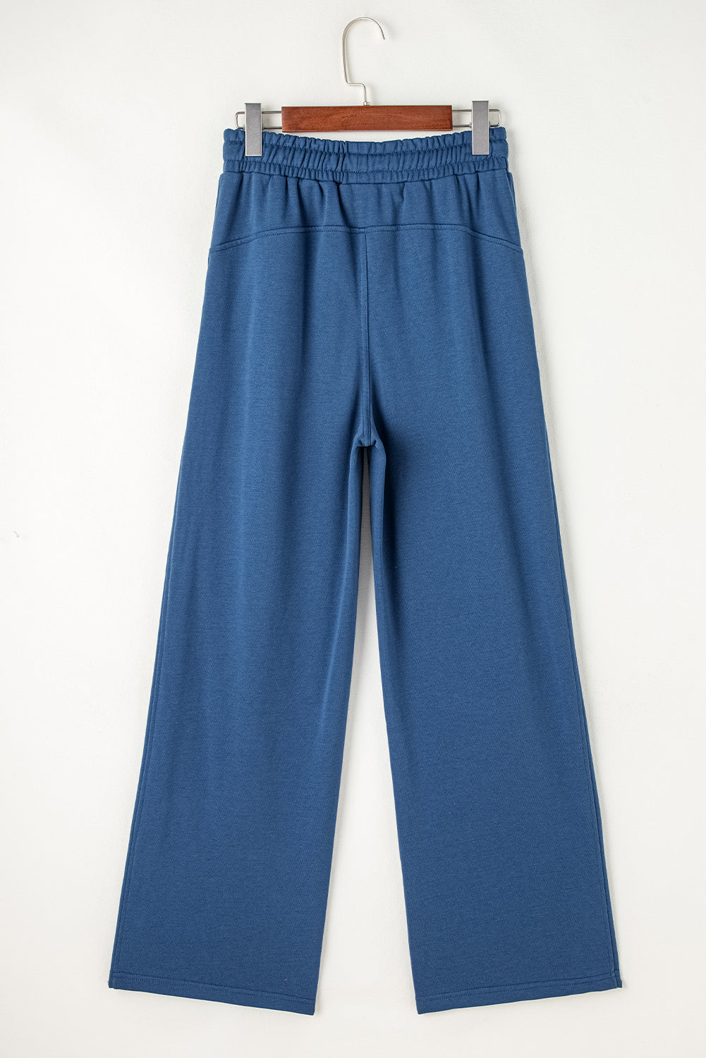 LIZAKOSHT  -  Drawstring Elastic Waist Straight Leg Pants