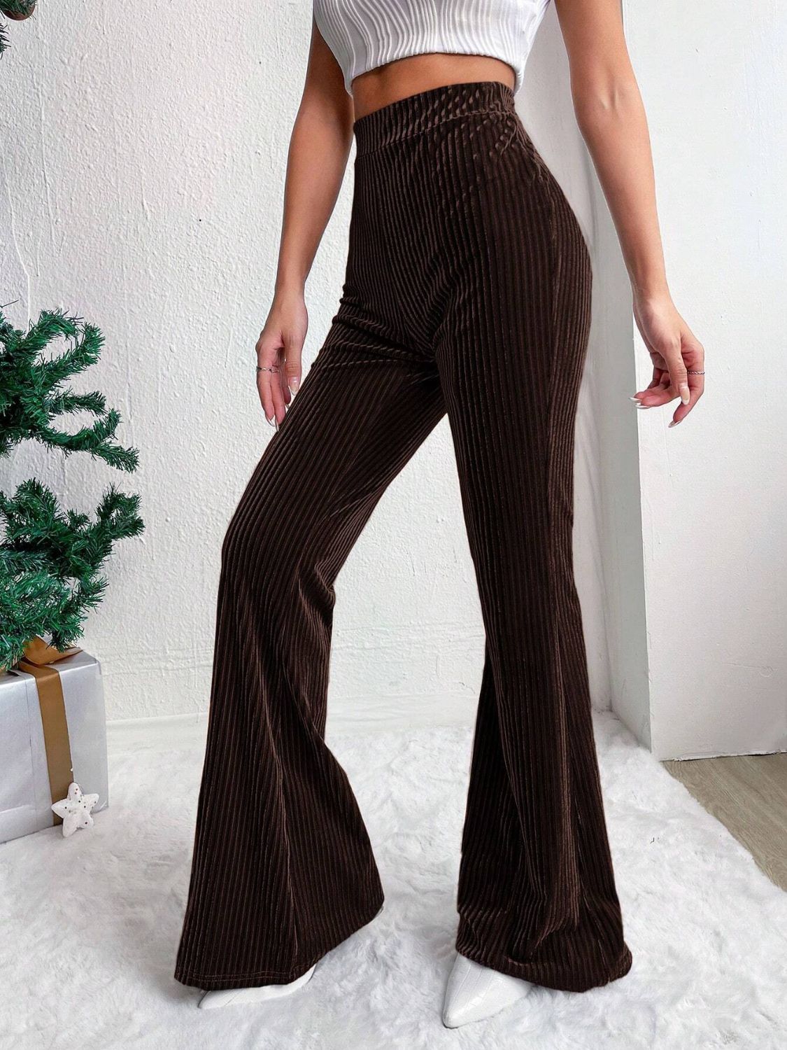 LIZAKOSHT  -  High Waist Flare Pants