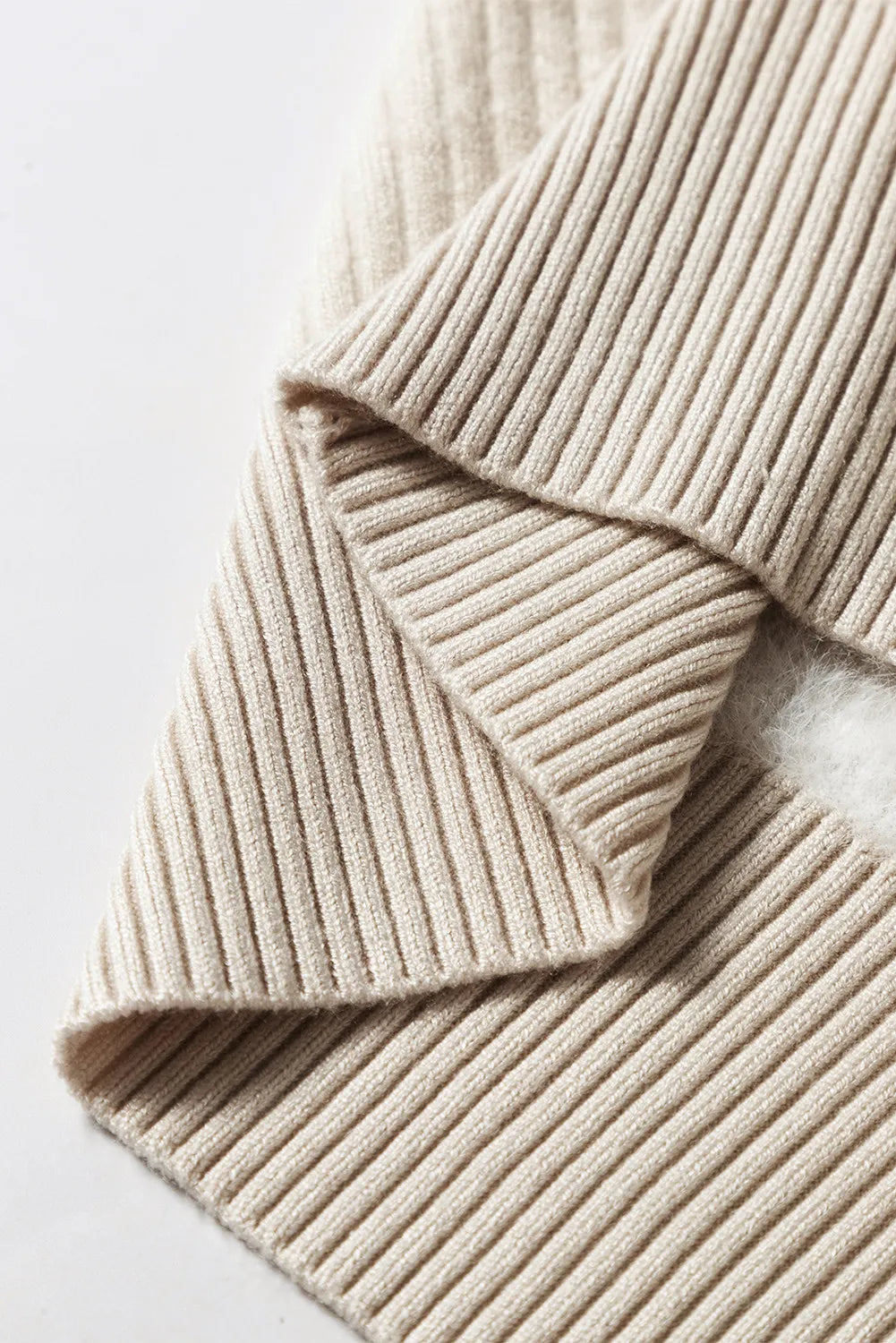 LIZAKOSHT  -  Mock Neck Long Sleeve Sweater
