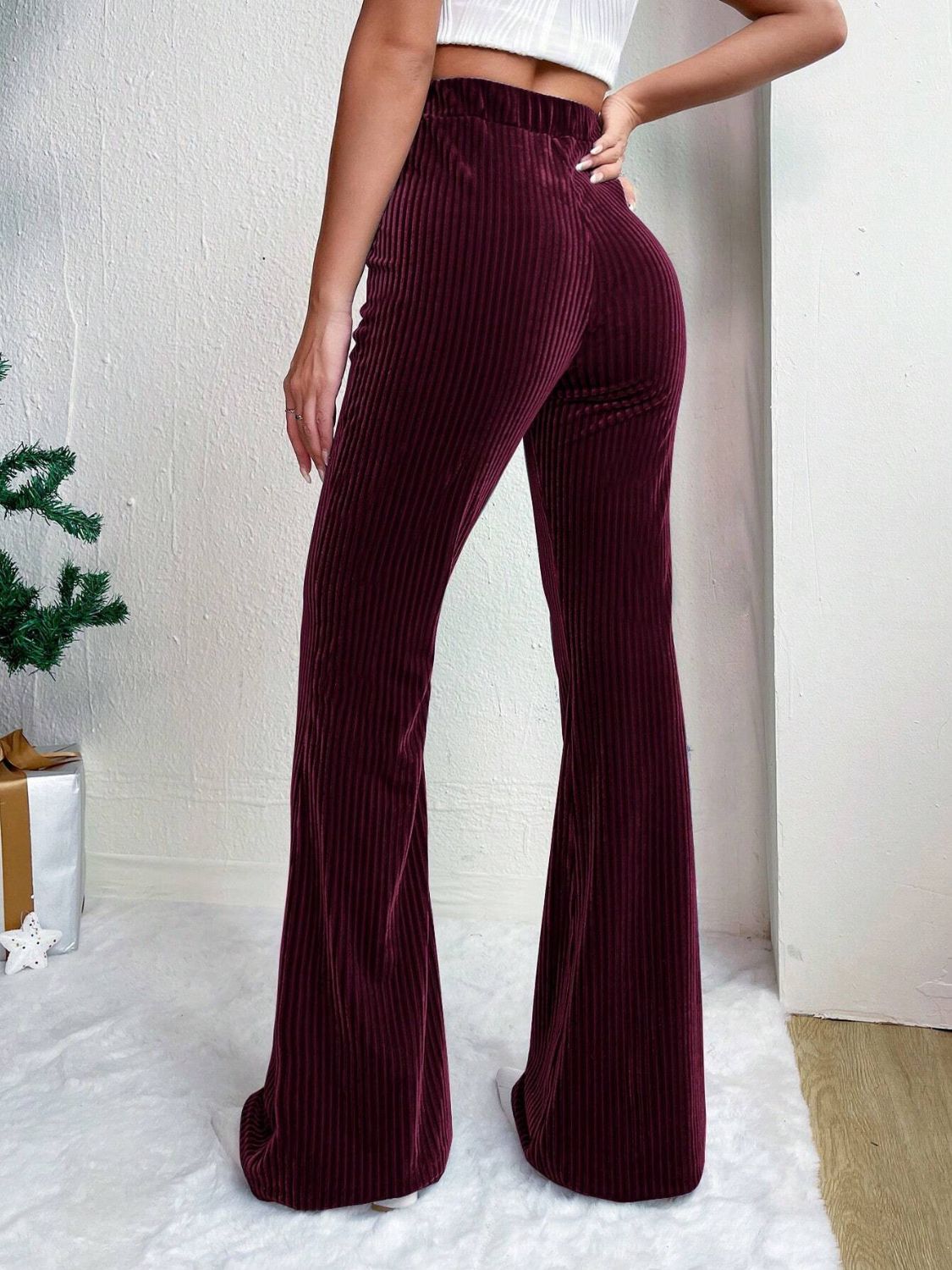 LIZAKOSHT  -  High Waist Flare Pants