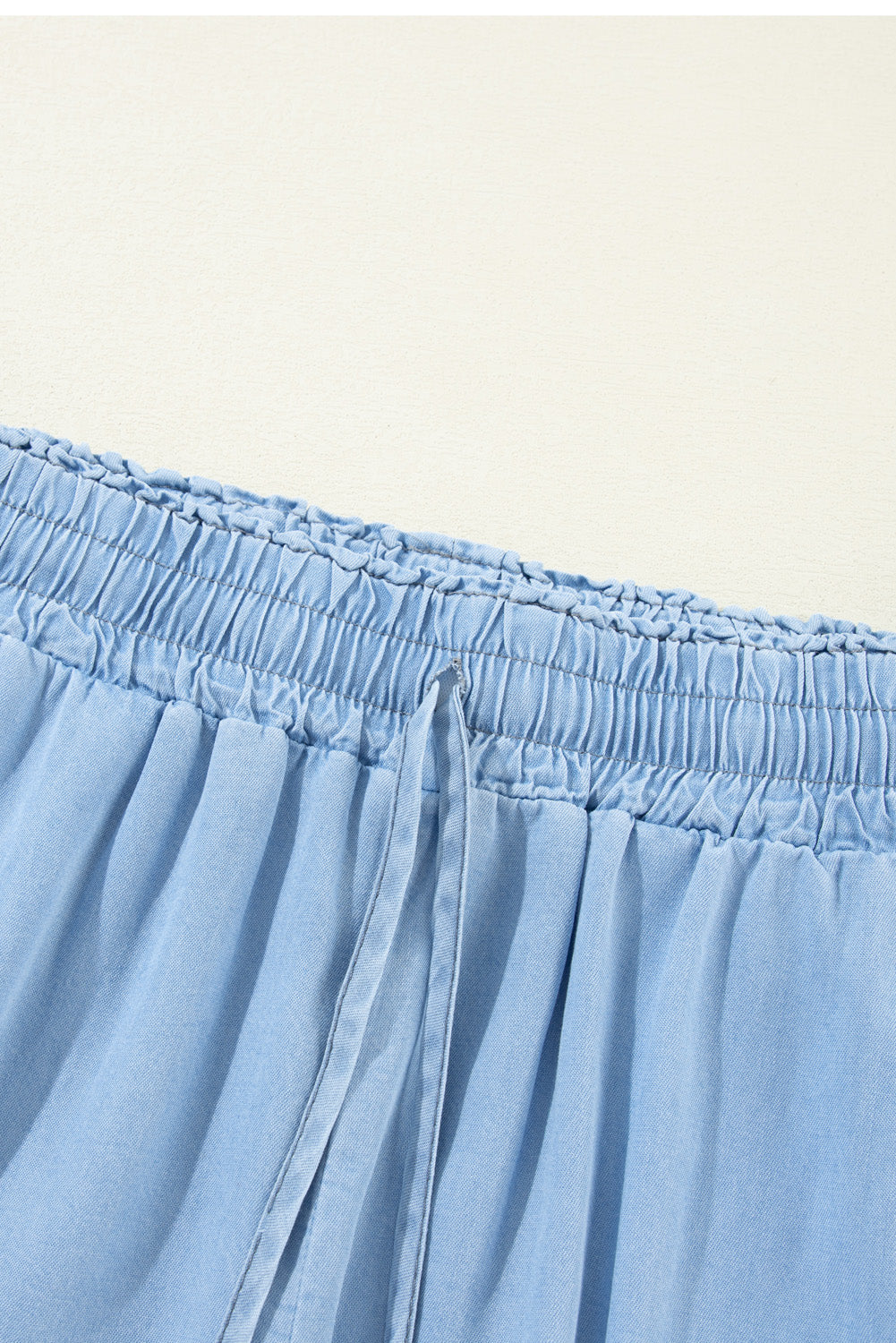 LIZAKOSHT  -  Drawstring Wide Leg Jeans