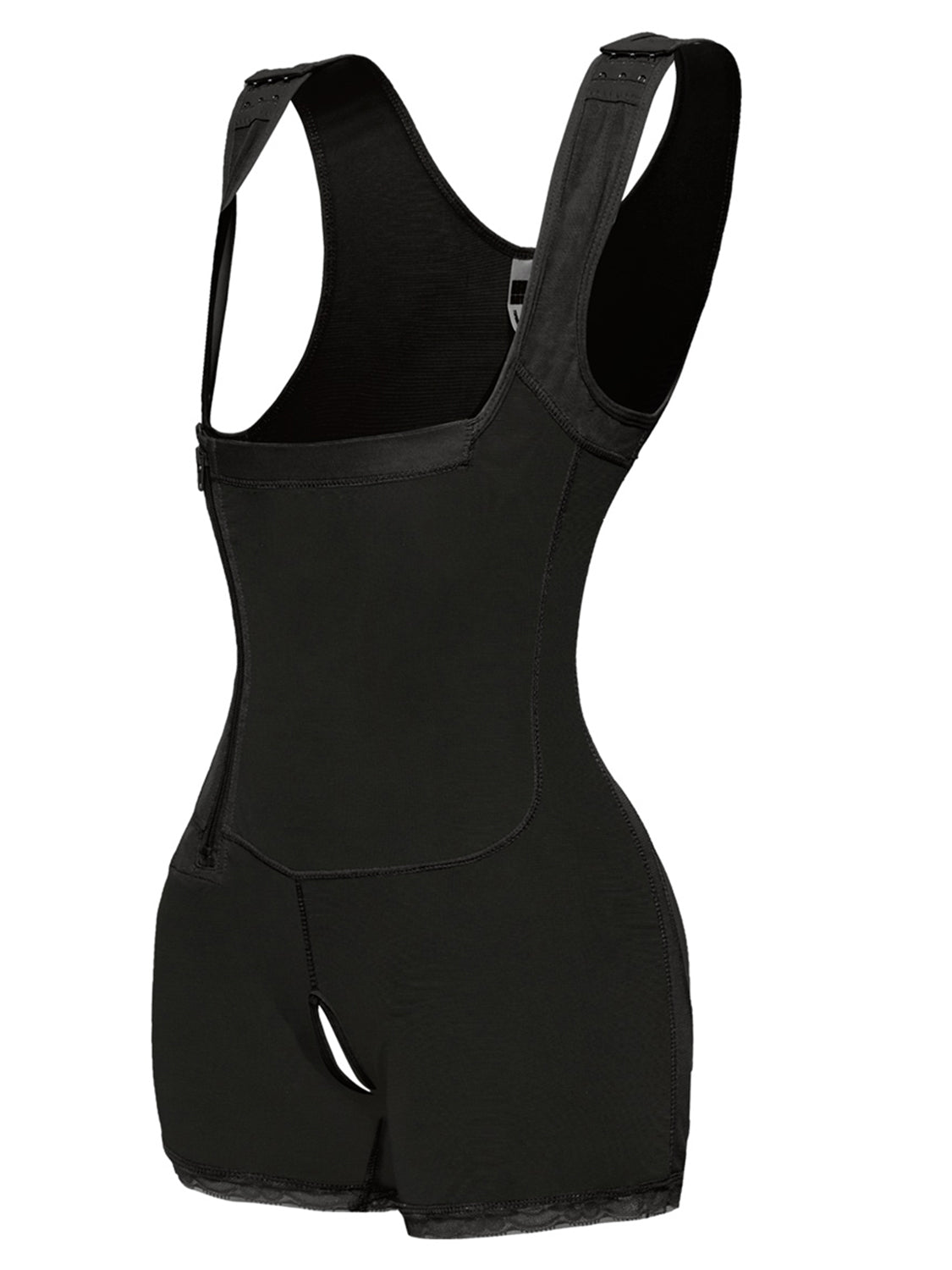LIZAKOSHT  -  Full Size Side Zip Up Wide Strap Shapewear