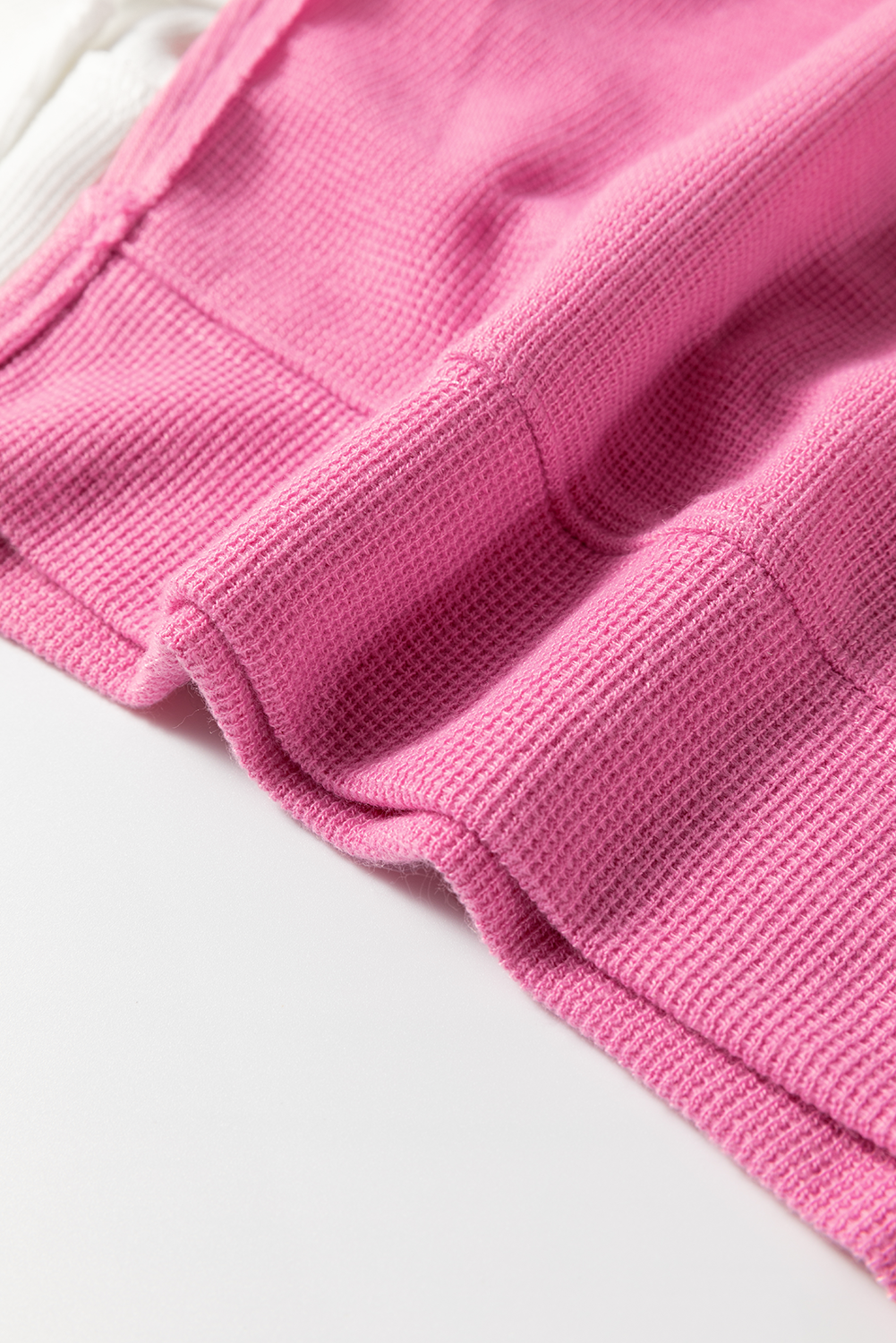 LIZAKOSHT  -  Exposed Seam Contrast Long Sleeve Sweatshirt