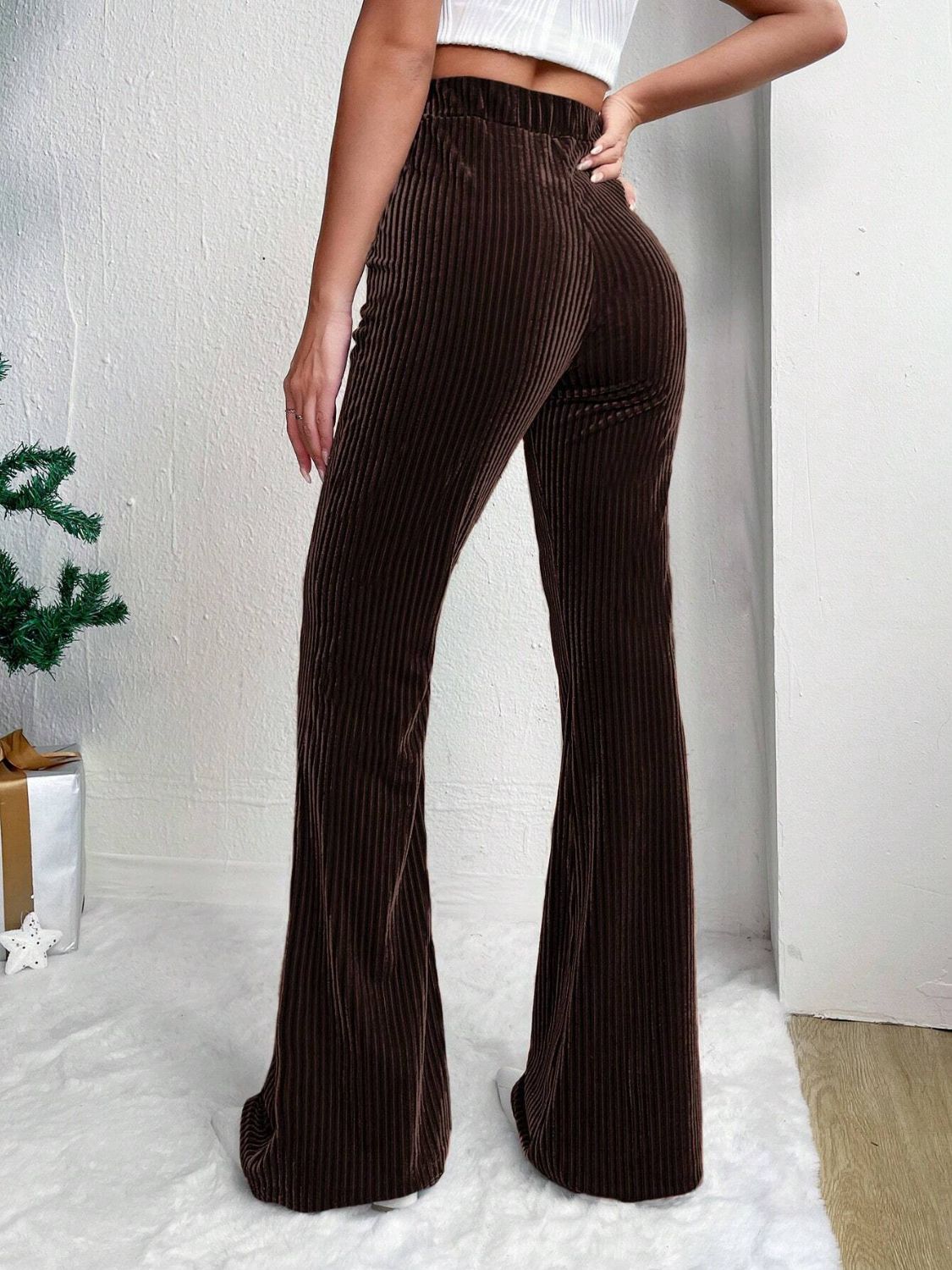 LIZAKOSHT  -  High Waist Flare Pants