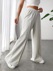 LIZAKOSHT  -  Elastic Waist Wide Leg Pants