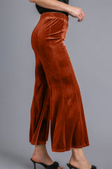 LIZAKOSHT  -  Umgee High Rise Elastic Waist Flare Pants