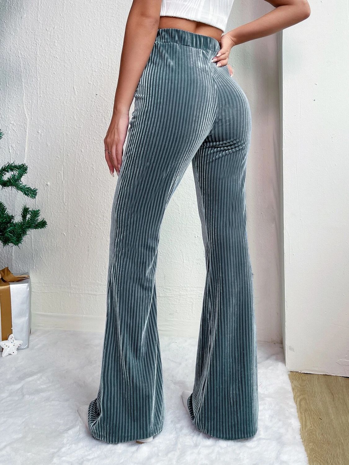 LIZAKOSHT  -  High Waist Flare Pants