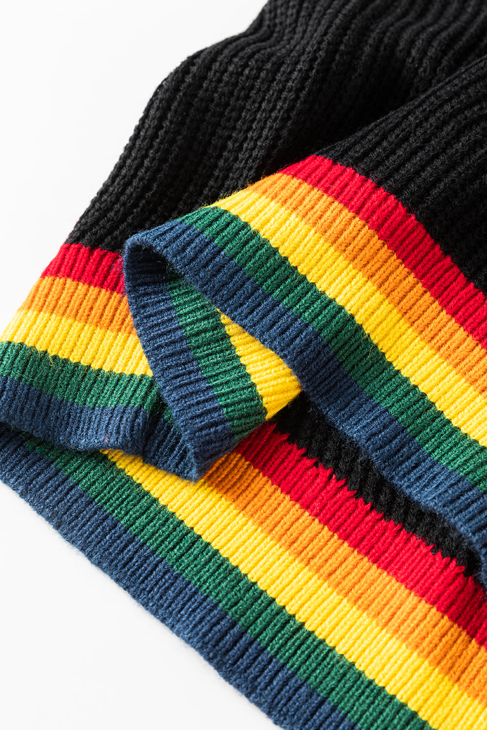 LIZAKOSHT  -  MERRY & BRIGHT Ribbed Round Neck Sweater