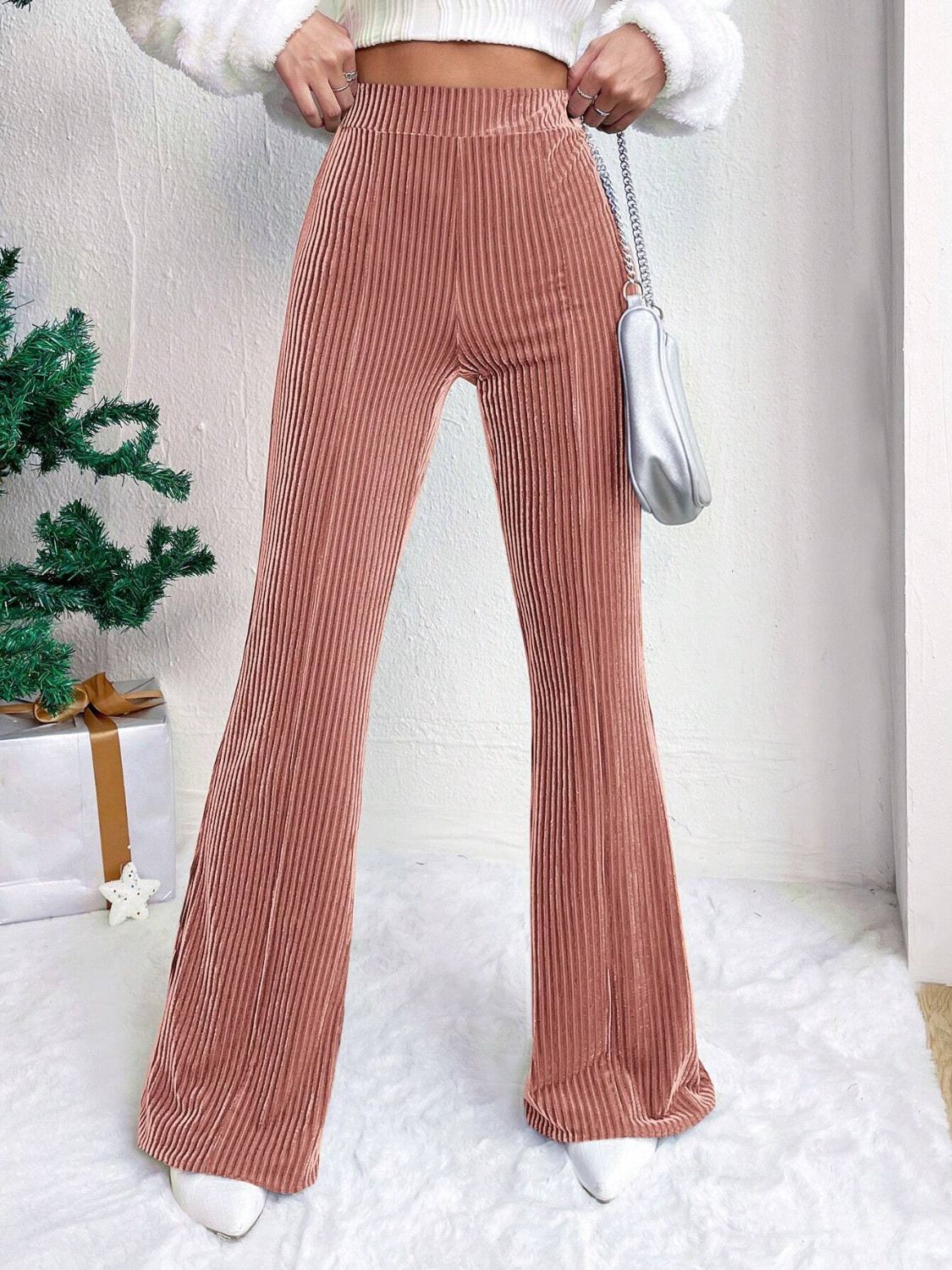 LIZAKOSHT  -  High Waist Flare Pants