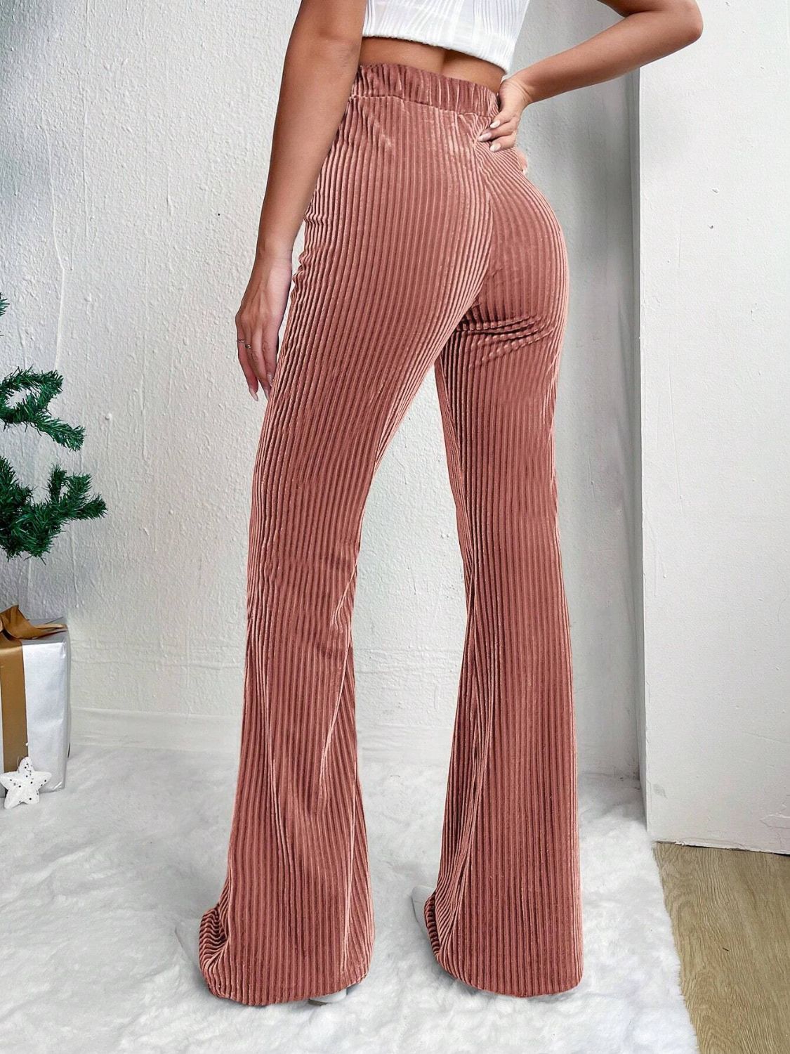 LIZAKOSHT  -  High Waist Flare Pants
