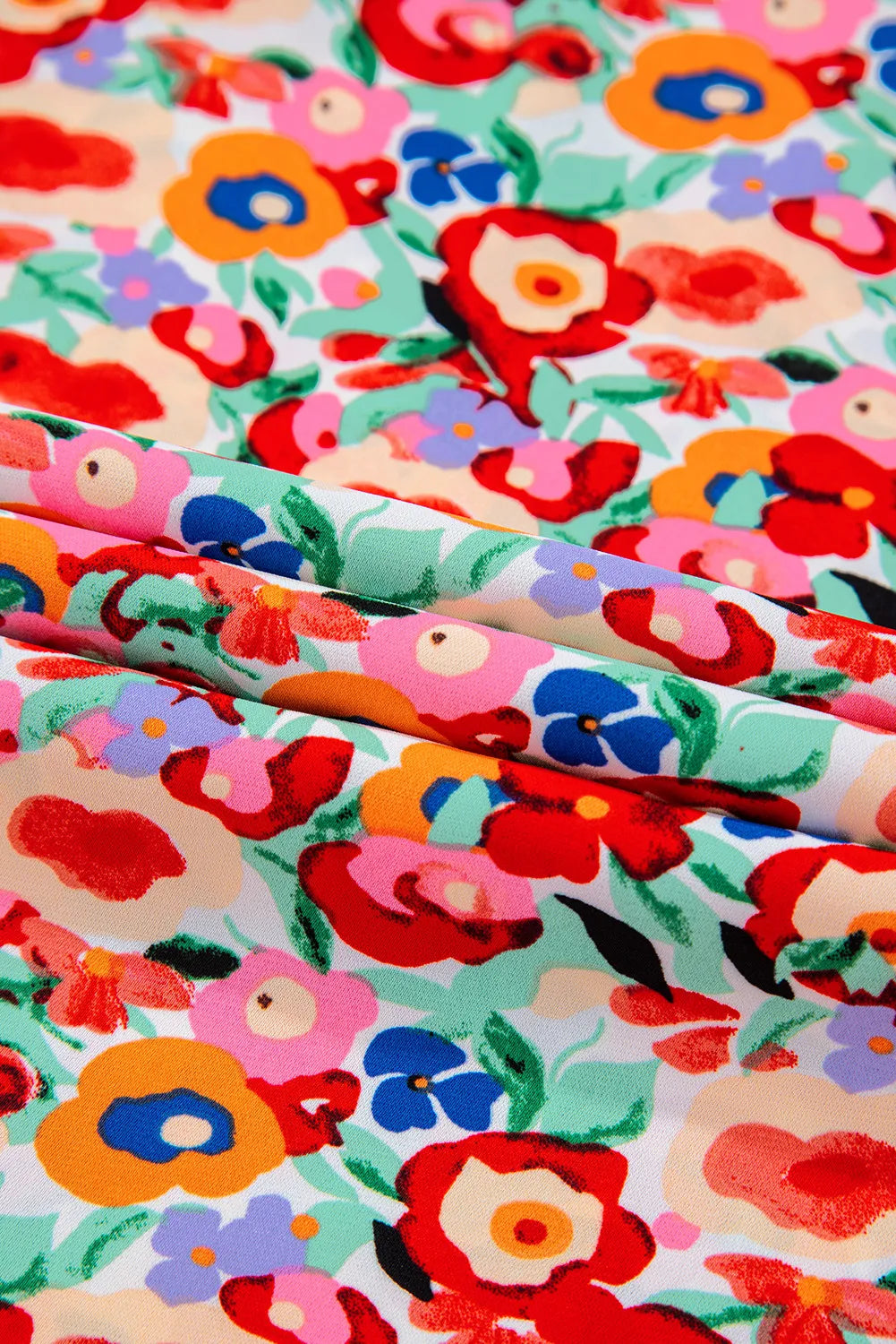 LIZAKOSHT  -  Slit Floral Midi Skirt