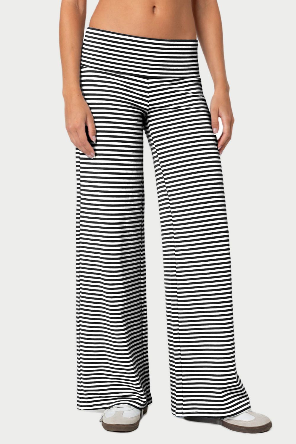 LIZAKOSHT  -  Striped Wide Leg Pants