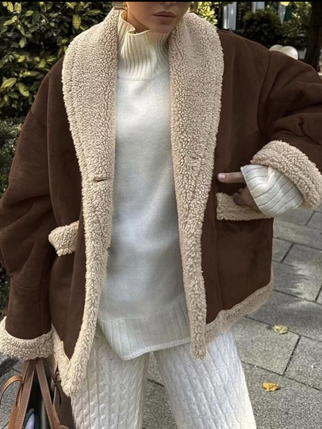 LIZAKOSHT  -  Collared Neck Long Sleeve Jacket