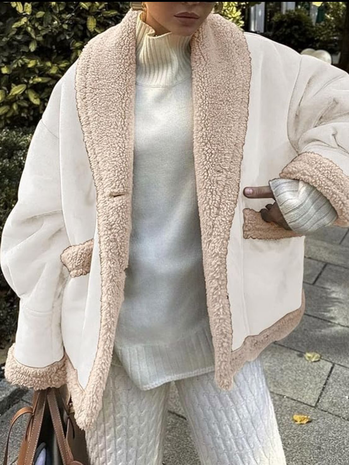 LIZAKOSHT  -  Collared Neck Long Sleeve Jacket