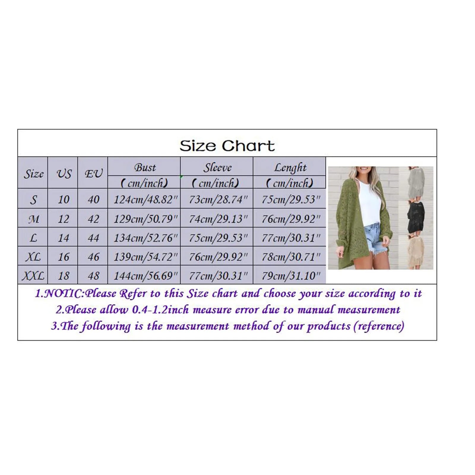 LIZAKOSHT  -  Women's Hollow Out Open Front Cardigan Sweater, Casual Comfort Loose Long Sleeve Knit Cardigans for Daily Wear, Cardigan for Women, Ladies Longsleeves Knitwear Clothes
