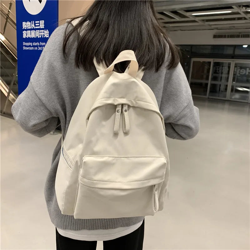 LIZAKOSHT  -  School Backpack Women Canvas Student Double Shoulder Bag Schoolbag For Teenager Girls Boy satchel Bolsa Para La Escuela