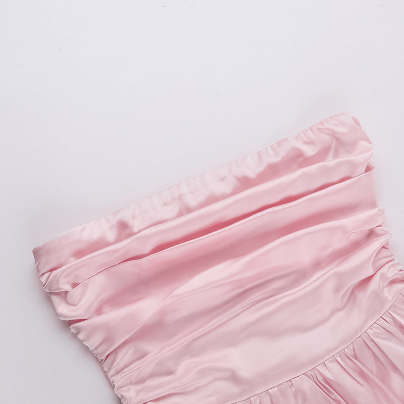 LIZAKOSHT  -  Birthday Party Dress For Women Niche Design Sense Bra Dress Cultivate Oneself Flower Bud Skirt Dress Skirt Luxury