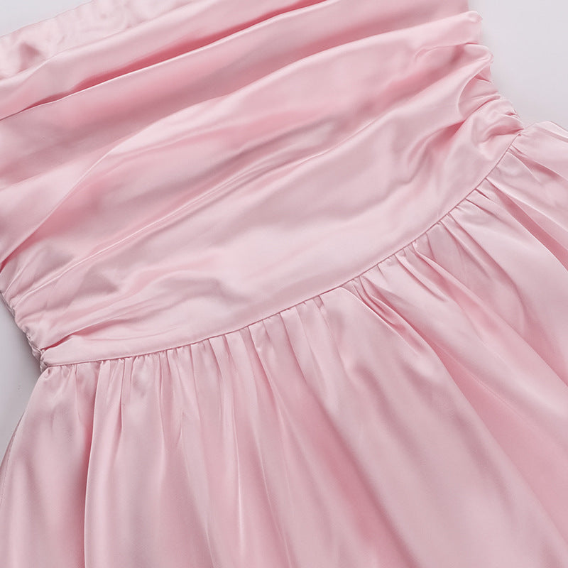 LIZAKOSHT  -  Birthday Party Dress For Women Niche Design Sense Bra Dress Cultivate Oneself Flower Bud Skirt Dress Skirt Luxury