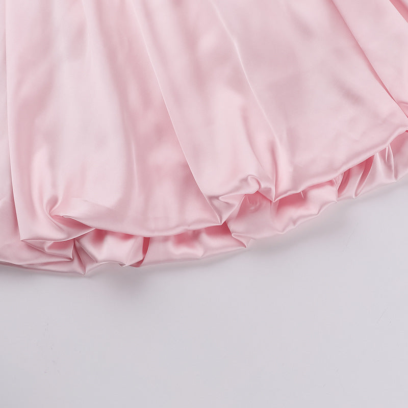 LIZAKOSHT  -  Birthday Party Dress For Women Niche Design Sense Bra Dress Cultivate Oneself Flower Bud Skirt Dress Skirt Luxury