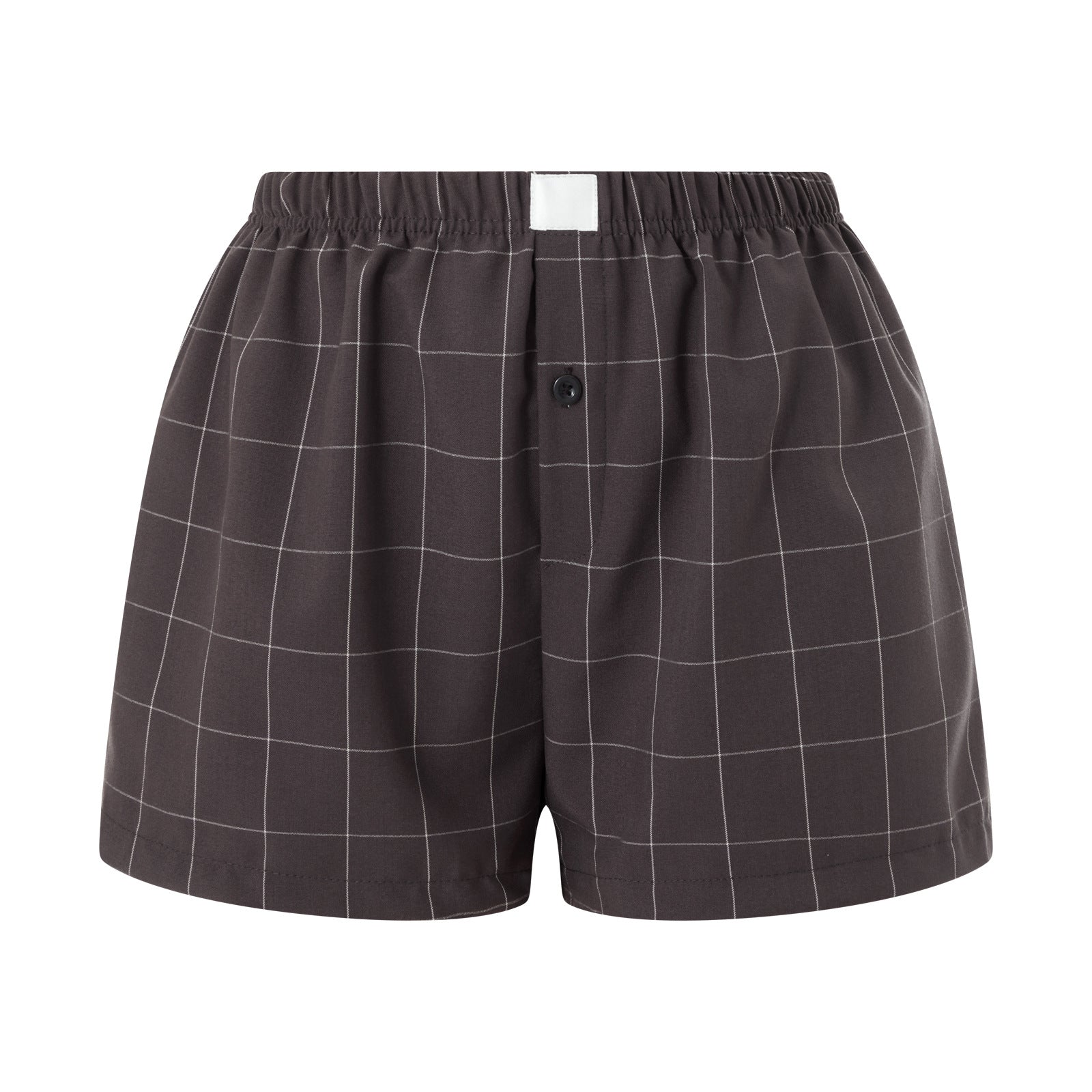 LIZAKOSHT  -  Women's Plaid Print High Waist Wide Leg Shorts, Casual Comfy Elastic Waist Shorts for Summer, Ladies Bottoms for Daily Wear
