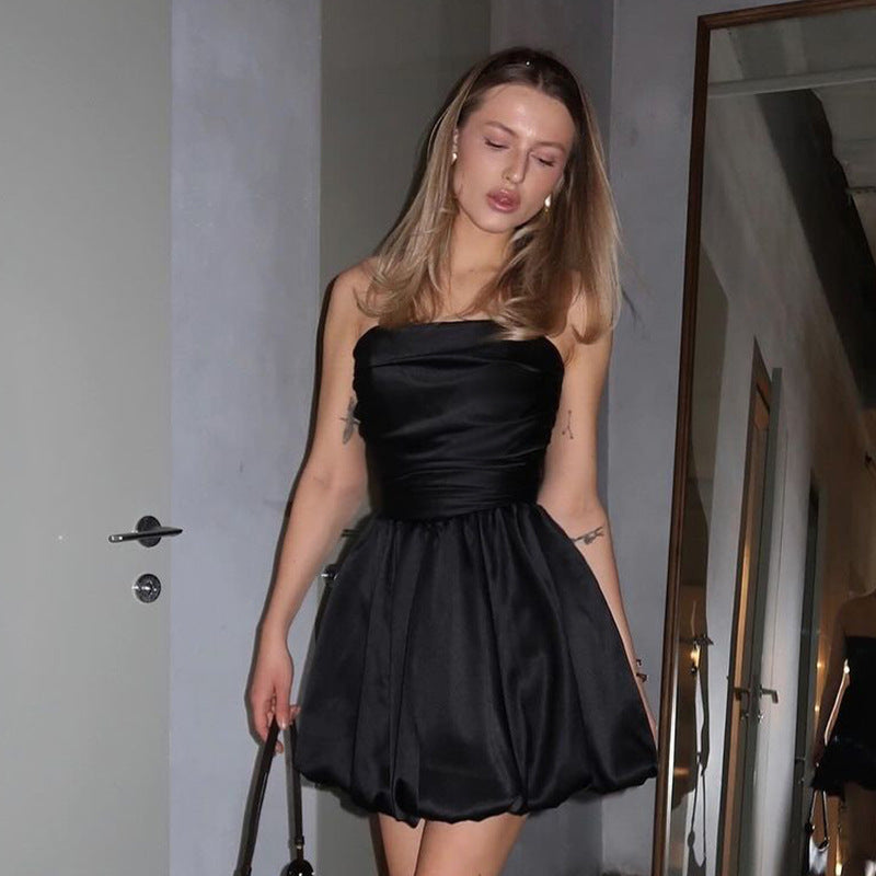 LIZAKOSHT  -  Birthday Party Dress For Women Niche Design Sense Bra Dress Cultivate Oneself Flower Bud Skirt Dress Skirt Luxury