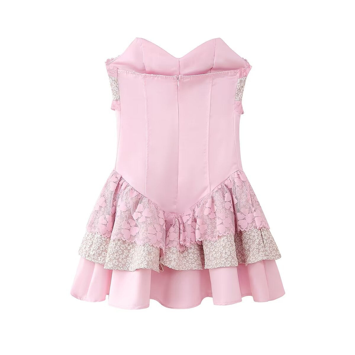 LIZAKOSHT  -  dress to impress codes Women's 2024 Summer New Pure Desire Style Tube Top Short Dress