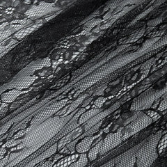 LIZAKOSHT  -  Black Lace Long Skirt 2026 Summer Sexy Perspective Niche Temperament Skirt
