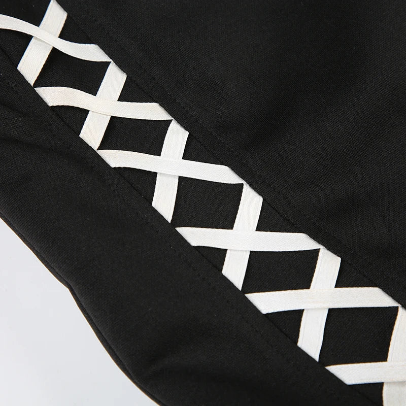 LIZAKOSHT  -  French Princess Fashionable and Fashionable Cross Tie Bow Dress, Small Black Dress with Small Design Sense