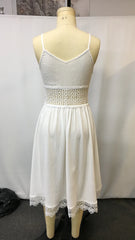 LIZAKOSHT  -  Retro Western Cowboy Style Women's Casual Suspenders Dress with Buttons Vintage Denim Pinafore Jumper Overalls for Ladies Fashio