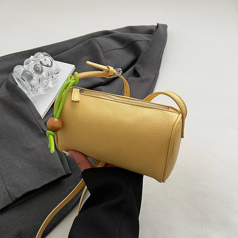 LIZAKOSHT  -  Casual Pillow aped Crossbody Bag for Women Summer 2025 Trend Soft PU Leather Small Size Multifunctional Korean Sle Bag