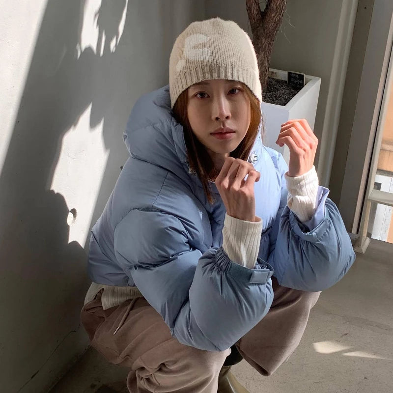 LIZAKOSHT -  New Korean Dongdaemun Designer Version Niche Knit Hat Women's Knit Hat Spring Ear Protector Cold Hat Y2k Girls Boy