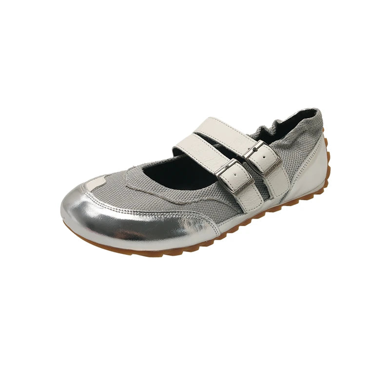 LIZAKOSHT  -  Autumn New Ballet Sports Mary Jane Retro Shoes for Women Design Sense Single Shoes for Women