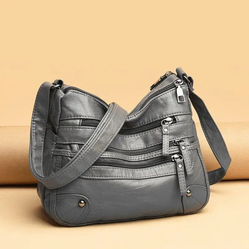 LIZAKOSHT  -  Soft Leather Crossbody Bag Women's Multi-ket oulder Bag ABENUOR Hobo Sle Spring 2026 Faion Trend
