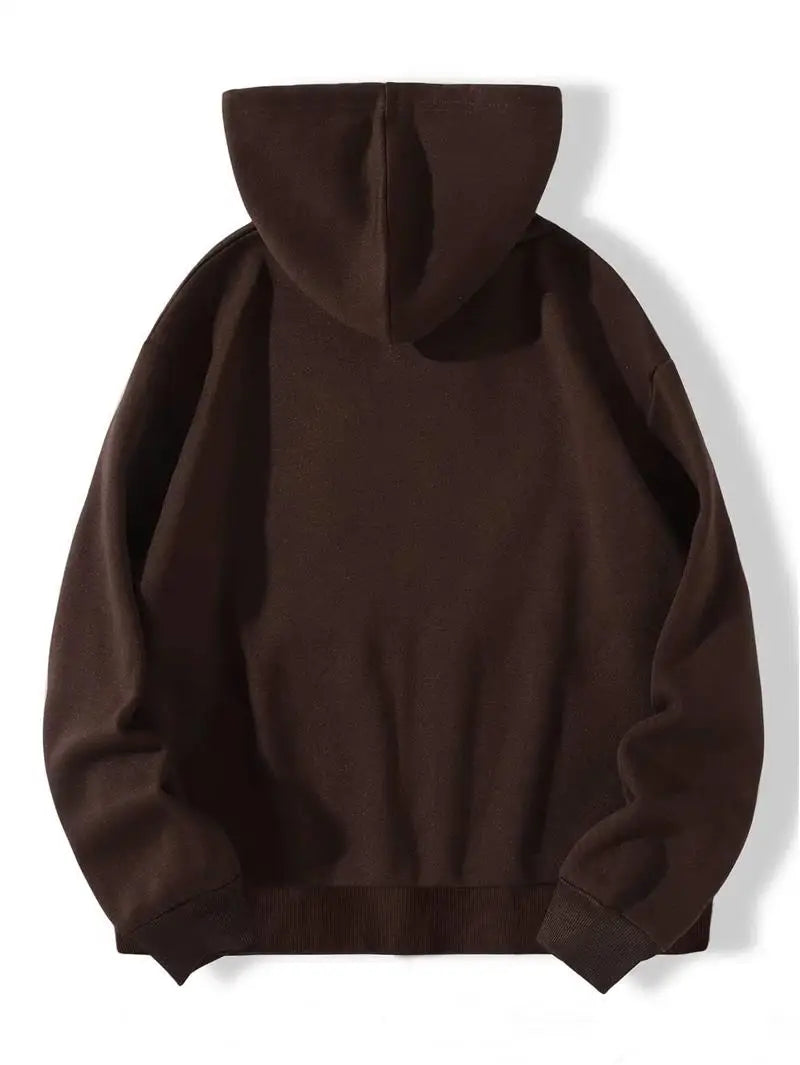 LIZAKOSHT  -  Thi Heartaped Printed Zipper Warm Hooded Cardigan Long Sve Mid-Length Polyester Women's Sweatirt Faion Autumn