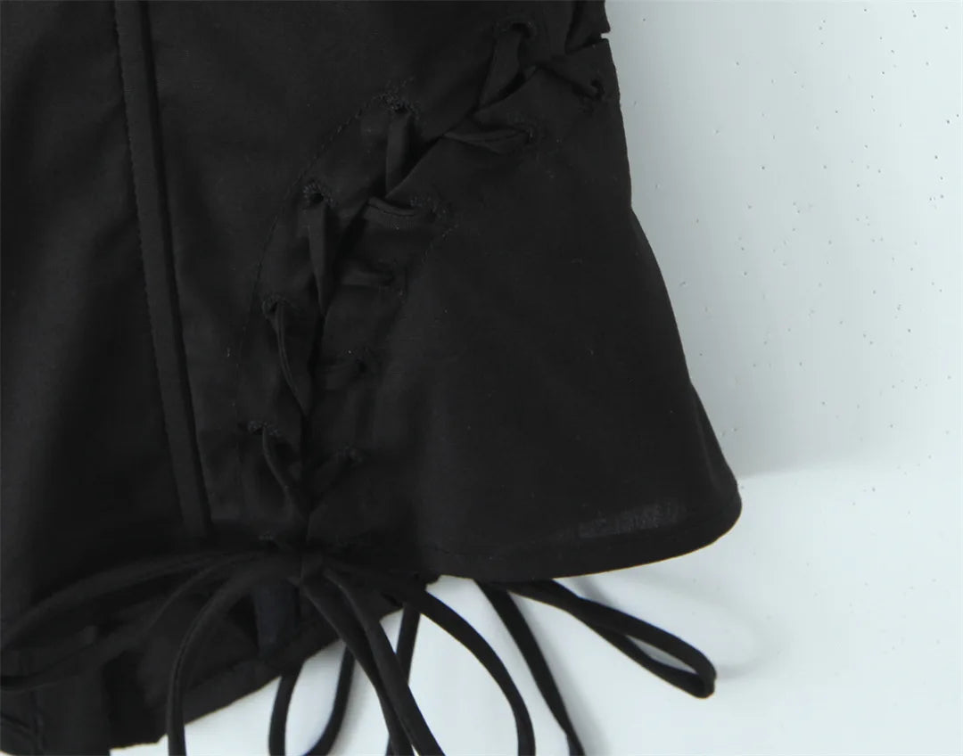 LIZAKOSHT  -  Women Button Up CHRISTINA CORSET Tube Top