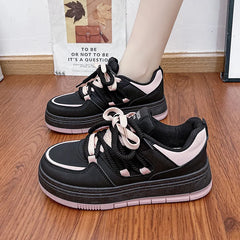 LIZAKOSHT  -  Spring Autumn Platform Sneakers for Women New Designer Solid Color Sports Luxury Shoes Female Fashion Casual Zapatos De Mujer