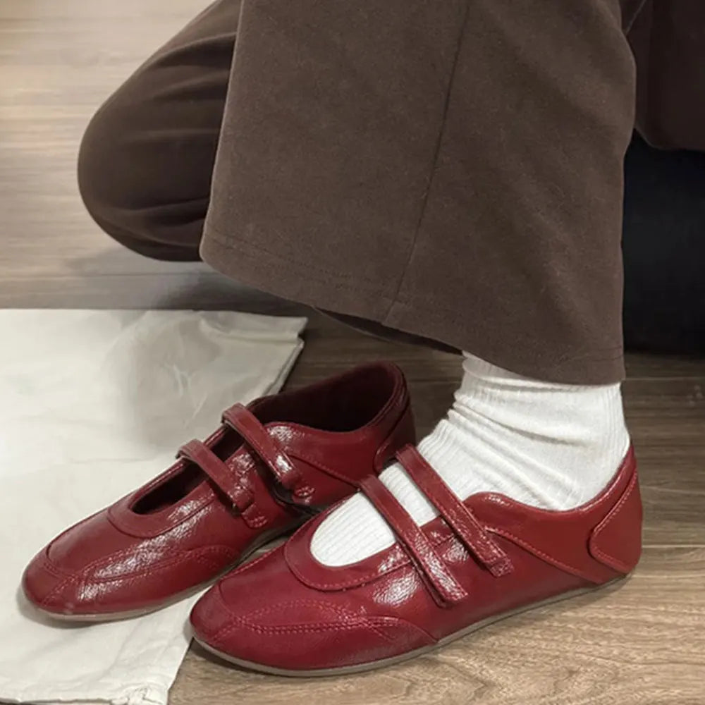 LIZAKOSHT  -  Leisure Ballet Flats Shoes Women Casual Sneakers Trend Summer Brand Designer Walking Cozy Dress Mary Jane Shoes Mujer