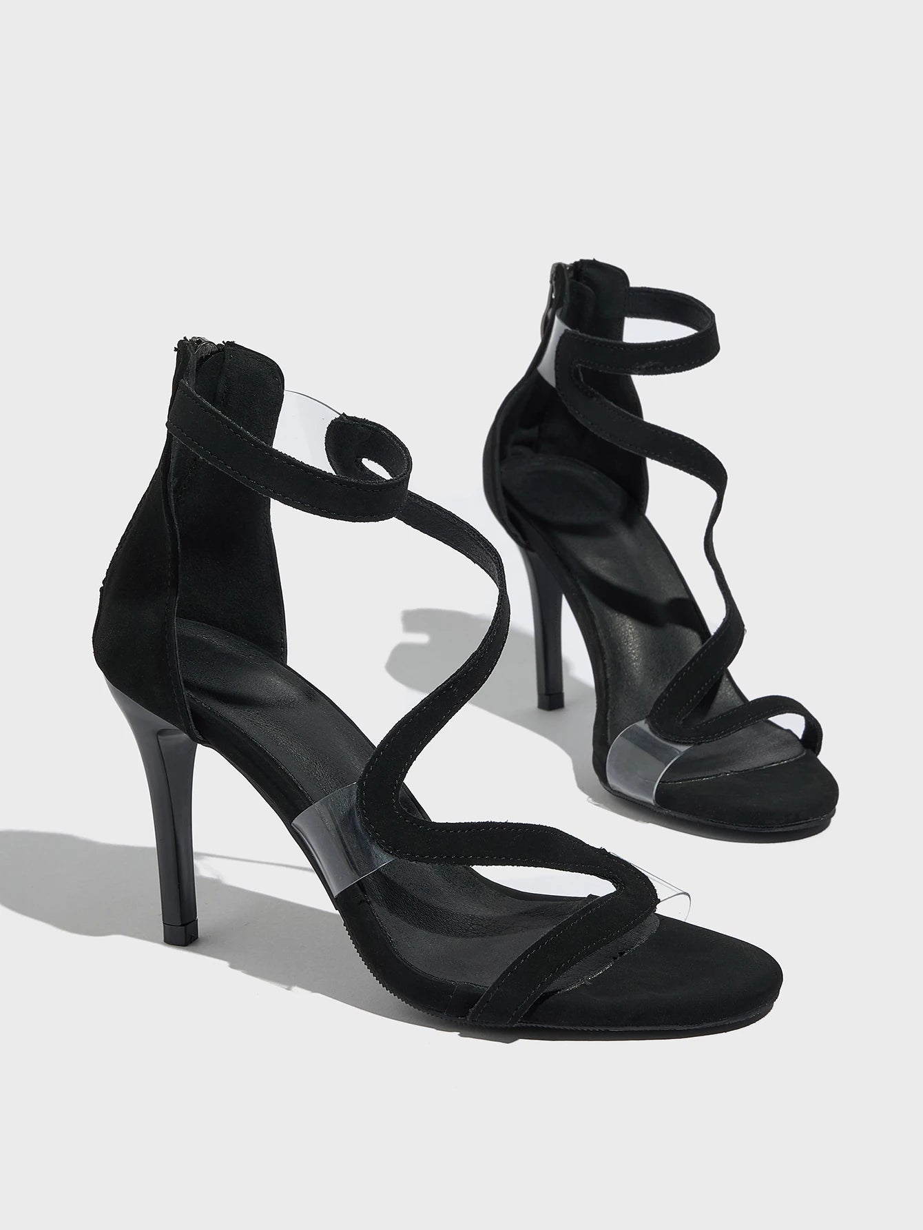 LIZAKOSHT  -  High-heeled Sandals, Women's Slim Heel Strap, Outdoor Fashion, Roman Style Plus Size Sandals Platform Women Shoes