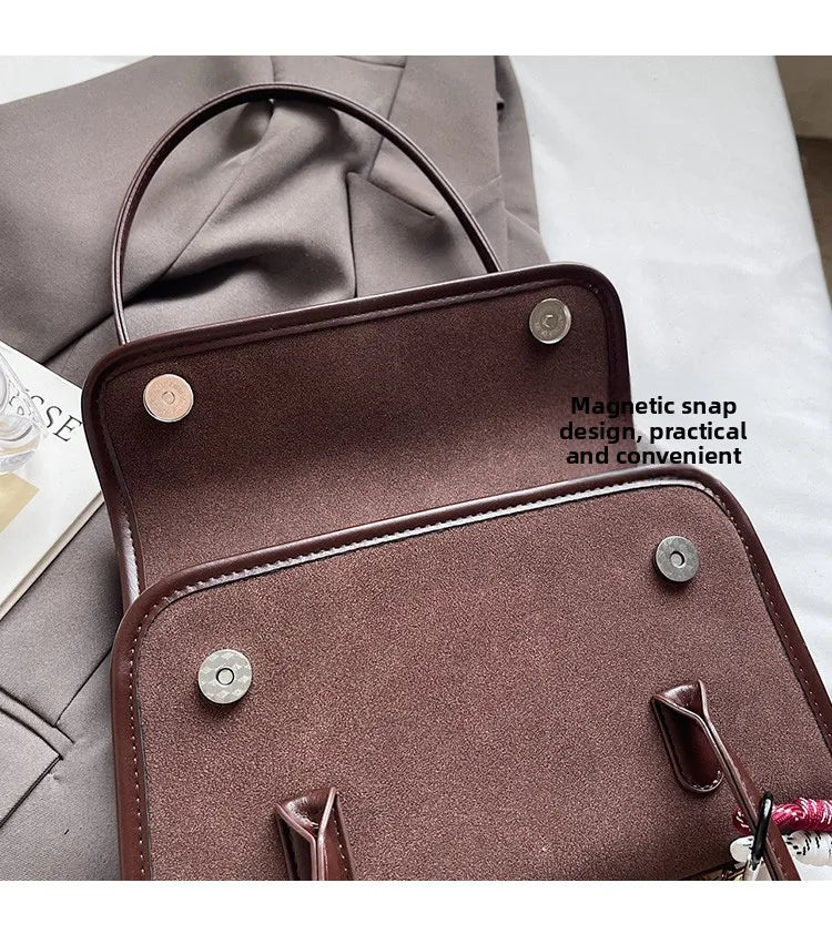 LIZAKOSHT  -  Retro Underarm Bag Large Capaci Casual Commuter Women's Bag oulder Bag Office Bag Faionable Simple Sle Korean Sle