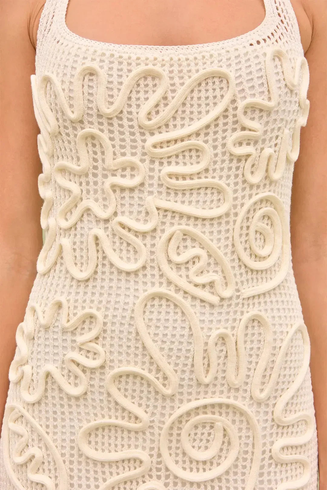 LIZAKOSHT  -  Elegant Vacation Style Solid color Knitted Patterns Dress Women Sleeveless Backless Slim Dresses 2025 New Lady Street Clothing ﻿